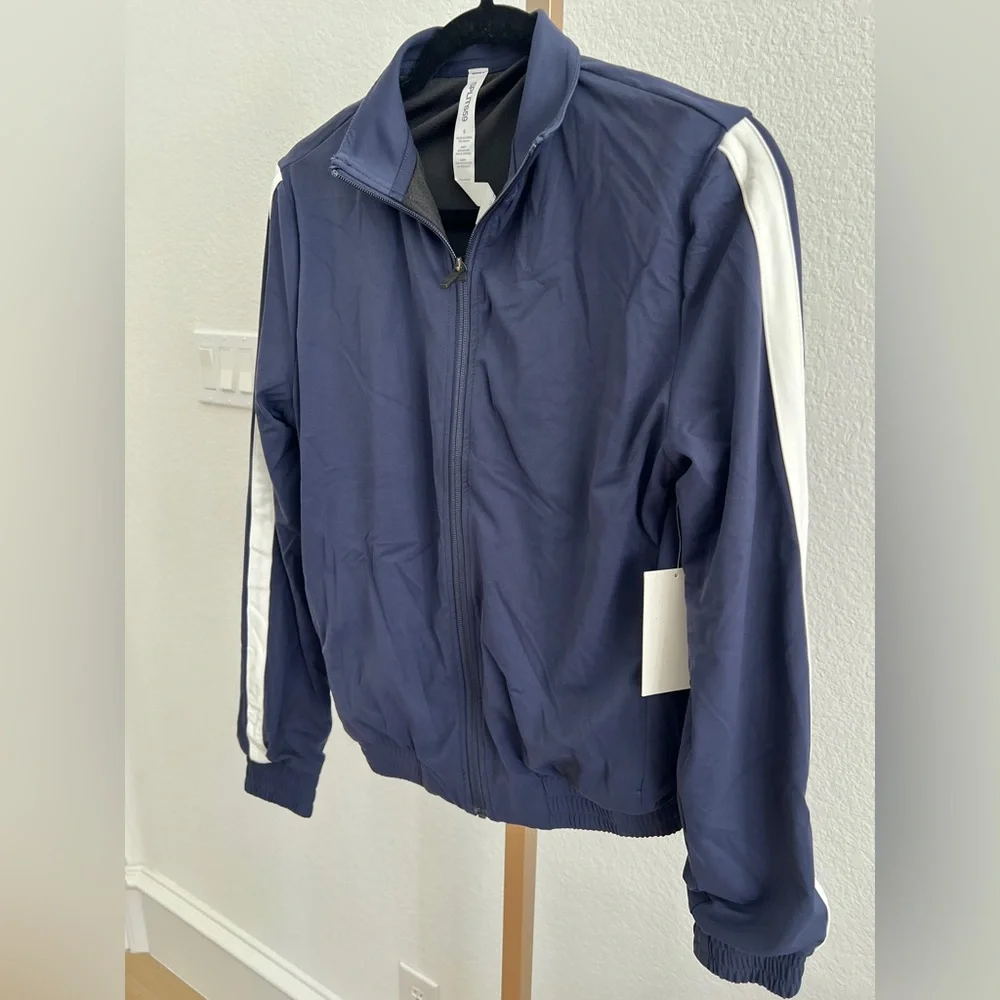 SPLITS59 Women’s Max Rigor Track Jacket – Indigo/White